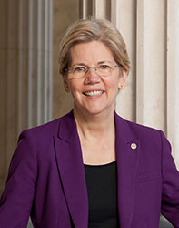 Official portrait of senator Elizabeth  Warren