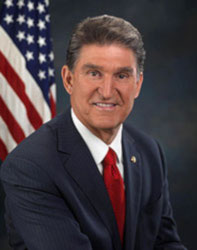 Official portrait of senator Joe  Manchin